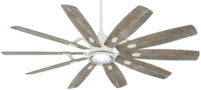 Fans Ceiling Fans by Minka Aire ( 15 | F864L-WHF/SVG Barn ) 