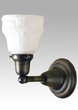Sconces Single Glass by Meyda Tiffany ( 57 | 56459 Revival Oyster Bay ) 