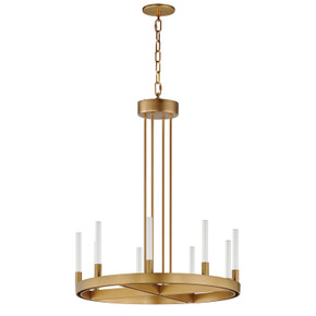 Mid. Chandeliers Glass Up by Maxim ( 16 | 16162CRGLD Ovation ) 