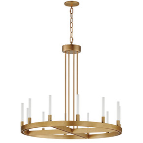 Mid. Chandeliers Glass Up by Maxim ( 16 | 16164CRGLD Ovation ) 