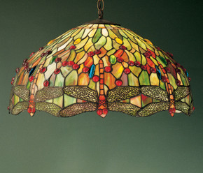 Pendants Glass Down by Meyda Tiffany ( 57 | 31108 Tiffany Hanginghead Dragonfly ) 