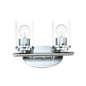 Bathroom Fixtures Two Lights by Maxim ( 16 | 10212CLPC Corona ) 