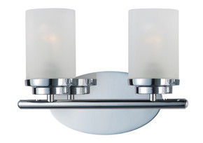 Bathroom Fixtures Two Lights by Maxim ( 16 | 10212FTPC Corona ) 