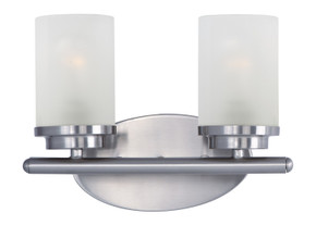 Bathroom Fixtures Two Lights by Maxim ( 16 | 10212FTSN Corona ) 