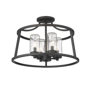 Semi-Flush Mts. Cage by Millennium ( 59 | 4184-MB Errol ) 