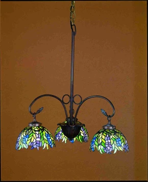 Mid. Chandeliers Glass Down by Meyda Tiffany ( 57 | 27415 Tiffany Honey Locust ) 