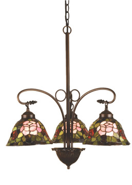 Mid. Chandeliers Glass Down by Meyda Tiffany ( 57 | 27418 Tiffany Rosebush ) 