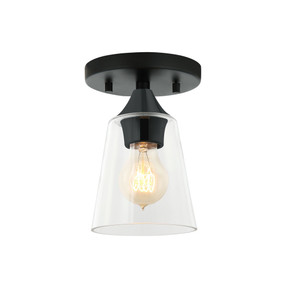 Flush Mounts Glass Down by Maxilite ( 501 | MX 3513-07 Bronson-Clear ) 