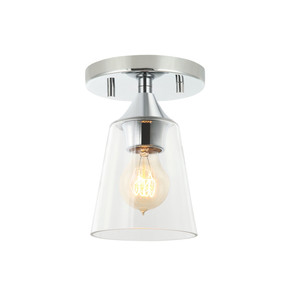 Flush Mounts Glass Down by Maxilite ( 501 | MX 3513-11 Bronson-Clear ) 