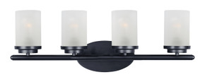 Bathroom Fixtures Four Lights by Maxim ( 16 | 10214FTBK Corona ) 