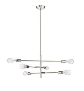 Mid. Chandeliers Geometric/Linear by Millennium ( 59 | 4246-PN Decco ) 