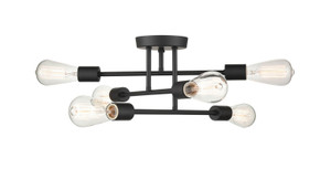 Semi-Flush Mts. Exposed Lamps by Millennium ( 59 | 4256-MB Decco ) 