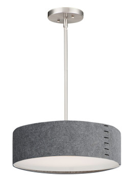 Pendants Drum Shade by Maxim ( 16 | 10224GYSN Prime ) 