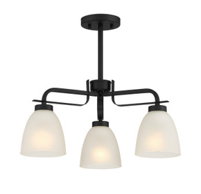 Semi-Flush Mts. Drum Shade by Minka-Lavery ( 7 | 4883-66A Kaitlen ) 