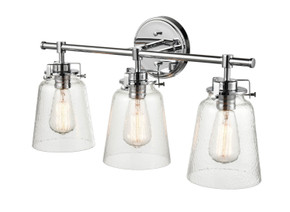 Bathroom Fixtures Three Lights by Millennium ( 59 | 4413-CH Amberose ) 