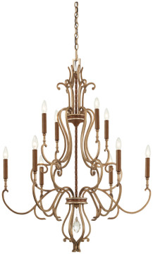 Large Chandeliers Candle by Metropolitan ( 29 | N6558-690 Magnolia Manor ) 