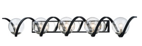 Bathroom Fixtures Five+Lights by Maxim ( 16 | 35107CDBKPN Curlicue ) 