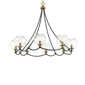 Mid. Chandeliers Glass Up by Minka-Lavery ( 7 | 5067-726 Kearney Park ) 