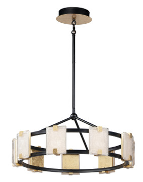 Mid. Chandeliers Glass Down by Maxim ( 16 | 39535CYBKGL Radiant ) 