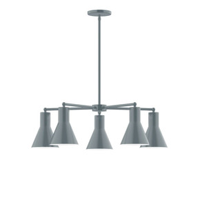 Mid. Chandeliers Glass Down by Montclair Light Works ( 518 | CHC436-40-L10 Flare ) 