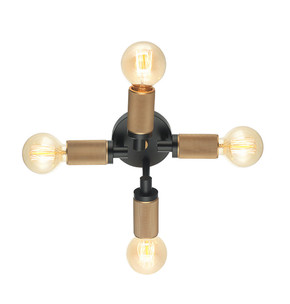 Flush Mounts Exposed Lamps by Maxilite ( 501 | MX 398-4-0718 Keira ) 