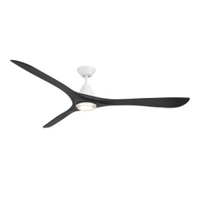 Fans Damp Location by Modern Forms Fans ( 441 | FR-D2504-72L-MW/MB Carve ) 