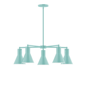 Mid. Chandeliers Glass Down by Montclair Light Works ( 518 | CHC436-48 Flare ) 