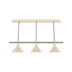 Linear/Island 3 Light Bar by Montclair Light Works ( 518 | CHR422-16-96 Raceway ) 