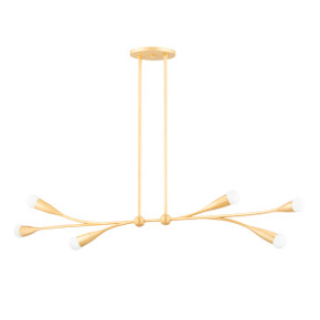 Linear/Island 4 Light + by Mitzi ( 428 | H689906-GL Elsa ) 