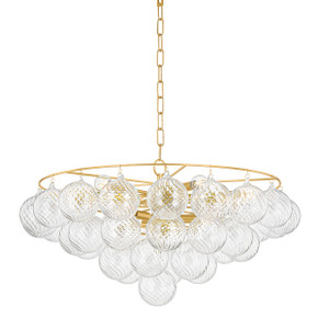 Mid. Chandeliers Glass Down by Mitzi ( 428 | H711809A-AGB Mimi ) 