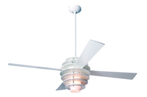 Fans Ceiling Fans by Modern Fan Co ( 201 | SLA-WH-52-WH-LED-005 Stella ) 