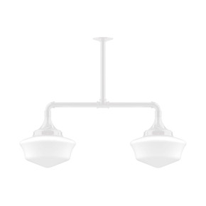 Linear/Island 2 Light Bar by Montclair Light Works ( 518 | MSD021-44-T36 Schoolhouse ) 
