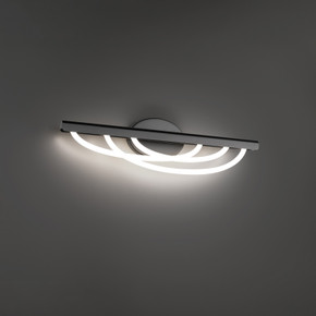 Bathroom Fixtures Cylindrical / Linear by Modern Forms ( 281 | WS-32424-BK Swoop ) 