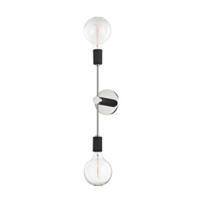 Sconces Linear/Tubular by Mitzi ( 428 | H178102-PN/BK Astrid ) 