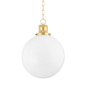 Pendants Glass Down by Mitzi ( 428 | H770701L-AGB Beverly ) 