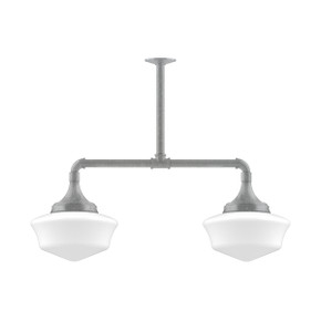 Linear/Island 2 Light Bar by Montclair Light Works ( 518 | MSD021-49-T48 Schoolhouse ) 