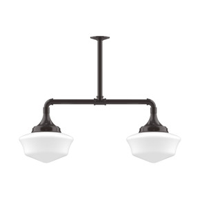 Linear/Island 2 Light Bar by Montclair Light Works ( 518 | MSD021-51 Schoolhouse ) 