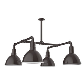 Exterior Hanging by Montclair Light Works ( 518 | MSP115-51-T24-L12 Deep Bowl ) 