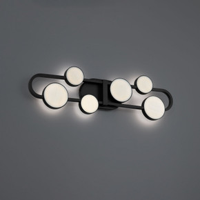 Bathroom Fixtures Cylindrical / Linear by Modern Forms ( 281 | WS-42525-30-BK Tableau ) 