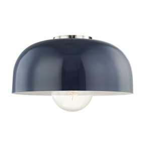 Semi-Flush Mts. Glass Down by Mitzi ( 428 | H199501L-PN/NVY Avery ) 