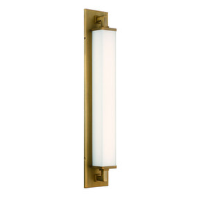 Sconces Single Glass by Modern Forms ( 281 | WS-53932-AB Gatsby ) 