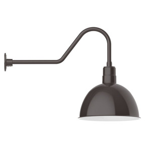 Exterior Wall Mount by Montclair Light Works ( 518 | GNC117-51-B01-W16 Deep Bowl ) 