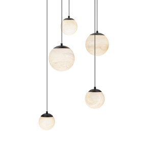 Mini Chandeliers Multi-Port/Cascade by Modern Forms ( 281 | PD-34405R-BK Pisces ) 