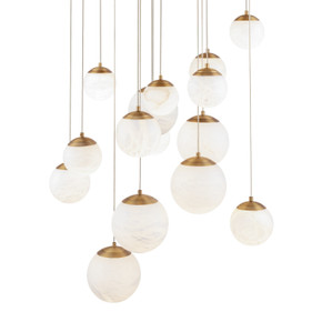 Mid. Chandeliers Multi-Port/Cascade by Modern Forms ( 281 | PD-34415R-AB Pisces ) 