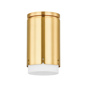 Flush Mounts Glass Down by Mitzi ( 428 | H870501-AGB Asa ) 