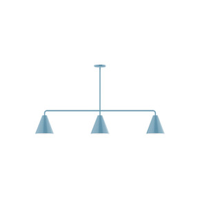 Linear/Island 3 Light Bar by Montclair Light Works ( 518 | MSN420-54 Jynx ) 