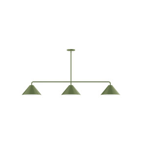 Linear/Island 3 Light Bar by Montclair Light Works ( 518 | MSN422-22 Pinnacle ) 