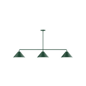 Linear/Island 3 Light Bar by Montclair Light Works ( 518 | MSN422-42 Pinnacle ) 