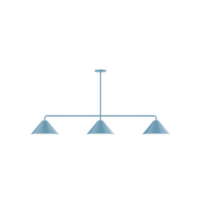 Linear/Island 3 Light Bar by Montclair Light Works ( 518 | MSN422-54 Pinnacle ) 