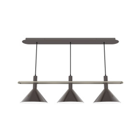 Linear/Island 3 Light Bar by Montclair Light Works ( 518 | CHR422-51-96 Raceway ) 